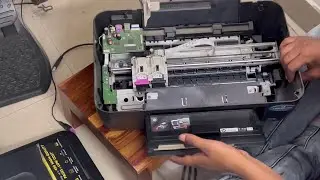 HP Deskjet 2515 inside assembly
