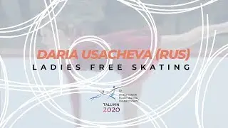 D. Usacheva | Ladies Free Skating | ISU World Junior Figure Skating Championships | #WorldJFigure