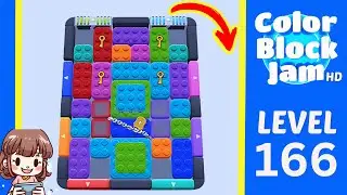Color Block Jam Level 166 Solution Walkthrough