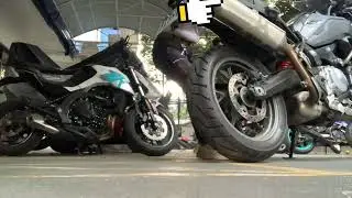 224kgs😱😲  Mabigat pero kinaya BMW F750 GS
