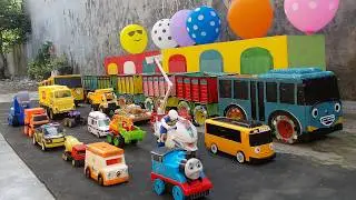 Mobil Truk Bongkar Muatan Mainan Ekskavator Truk Buldose Crane Tank#12