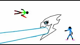 Sans vs chara (Stick man fight)