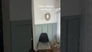 C&oacute;mo colocar molduras en la pared. Decora con poco presupuesto tu sala