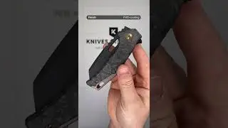 Fox Chronos FX 552 ALCF, PVD Magnacut, Carbon Fiber Dark Matter, pocket knife, Stefan Merk design