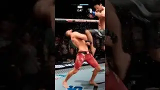 EA Sports UFC 5: HUGE KO with Max Holloway! #ufc #gaming #shorts