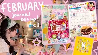 February journal set up! ‧₊˚✩彡