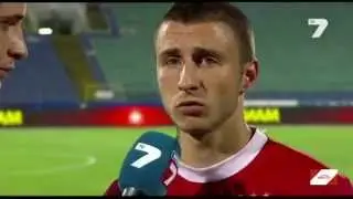 Антон Карачанаков след победата над Левски 27.07.2014