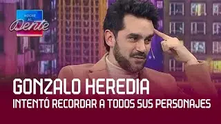 GONZALO HEREDIA repasó los personajes de sus novelas