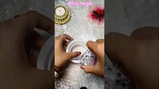 resin bangle making #shorts