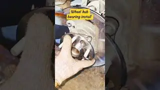 Wheel hub bearing installation #tricks#automobile#shorts