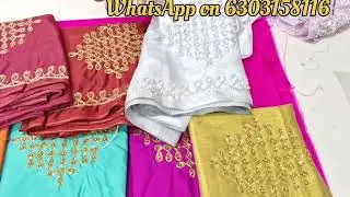 Simple and elegant designs maggam aari work blouses limited stock hurry up