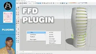 #sketchup FFD. IT'S GREAT PLUGIN WHICH MANIPULATE WITH ARCHITECTURAL MODELS