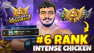 Rank #6 Ultimate Royale Intense Chicken Dinner Gameplay | PUBG MOBILE |
