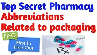 Top Pharmacy Abbreviations Used in Packaging and Medication Labels #pharmacy #doctor