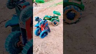 bricks load trolley #john deere tractor #labour #video
