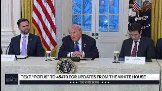 President Trump Participates in a Meeting with Oil and Gas Executives