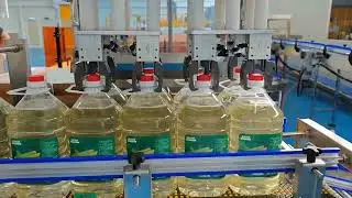 Barrel maltose syrup filling production line, syrup filling, sealing, labeling, boxing, palletizing