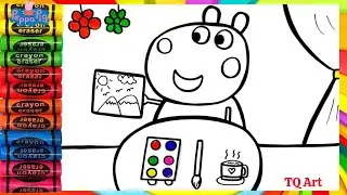 How To Draw Suzy Sheep From Peppa Pig | Peppa Pig Friends Drawing