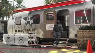 jogando GTA V no modo diretor