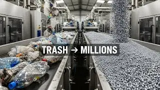Inside the Plastic Recycling Factory &ndash; Full Process How Million-Dollar Products Are Made Full Tour