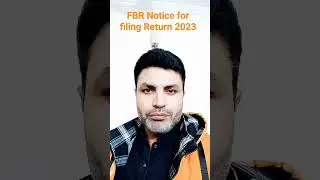 FBR notice for filing Tax Return 2023 #howtoifleincometaxreturn