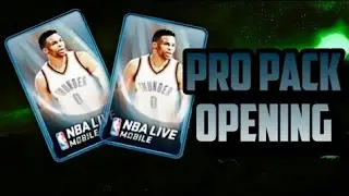 NBA LIVE MOBILE PRO PACK OPENING -LIT PULLS