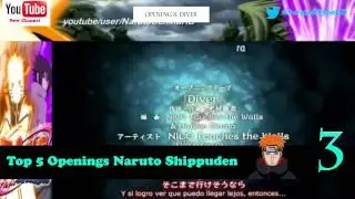 Top 5 Openings Naruto Shippuden | SergioPS360HD