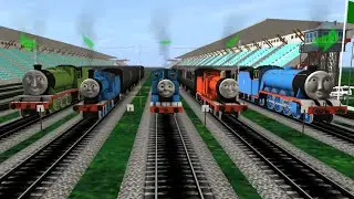 Trainz Racing - Thomas And Friends Race But Express Coaches and Annie And clarabel (For @MLPTF-z3j )