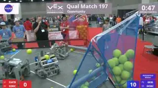 VEX Worlds 2016 - VRC Middle School - Opportunity - Qual 197 (5347B 9290C) 189 vs 191 (6636 8458C)