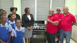 Kitchen equipment donated to Reynold Weekes Primary