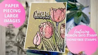 Pattern Paper Tulips | Paper Piecing Technique