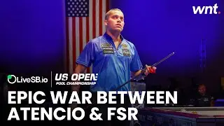 Jesus Atencio & FSR BATTLE on the main table | 2025 US Open Pool Championship