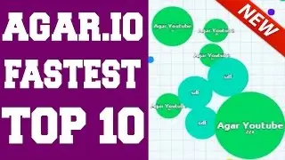 Agar.io - Fastest Top 10 ★ Lucky Moments ★