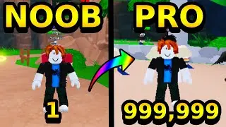 Noob to Pro in Roblox Anime Power Simulator