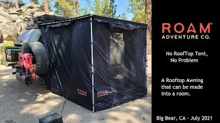 No Rooftop Tent, No problem - A Rooftop Awning that doubles as a room