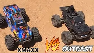 Arrma Outcast против Traxxas Xmaxx: какой пульт управления лучше справится с трассой BMX и получи...