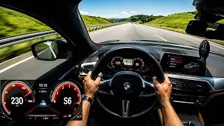 BMW 520i G30 Top Speed Autobahn