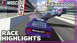 UNREAL INDY ROAD COURSE RACE! - NR2003 2022 Indianapolis Road Course Race Highlights
