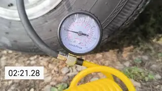 Компрессор Goodyear GY-40L 🔥 качаю колесо на Волге. Реальный тест мощности😎