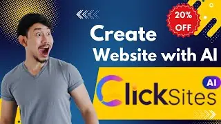 Create Website with AI in Minutes | ClickSites AI Coupon Code Inside
