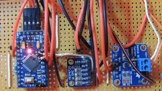 Dummy load controlled by Arduino 328 with DAC 4725 and INA 219 (Current and voltage ADC) at 12 BITS
