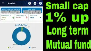 Small gap gap up/ daily portfolio/ mutual fund 