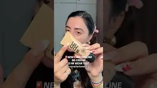 NEW Maybelline BB Cream SPF 50 12 HR Wear test on Acne/textured skin 🤩 #realskintexture #makeup