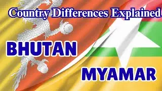 Difference Between Bhutan and Myanmar 🔍 | Facts You Must Know