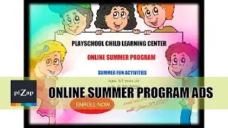 piZap's Quick Photo Editing Tutorial: Online Summer Program Ads