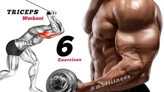 6 Best Best Exercises to Get Bigger Triceps Workout - (Bigger Arms)