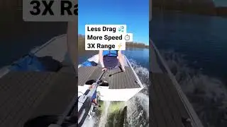 Liftoff!! Hydrofoil electric boat lifts out of water for more Speed & Range