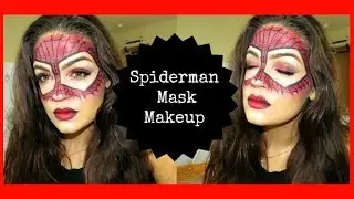 Spiderman Mask Makeup for Halloween