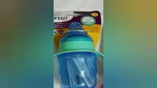 Philips Avent Silicone Rubber Classic Soft Spout Cup, (blue,Purple) 200ml