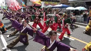 ［4K］『彩晴』中京大学晴地舞 2019 8 3【安城七夕まつり パレード３回目 】